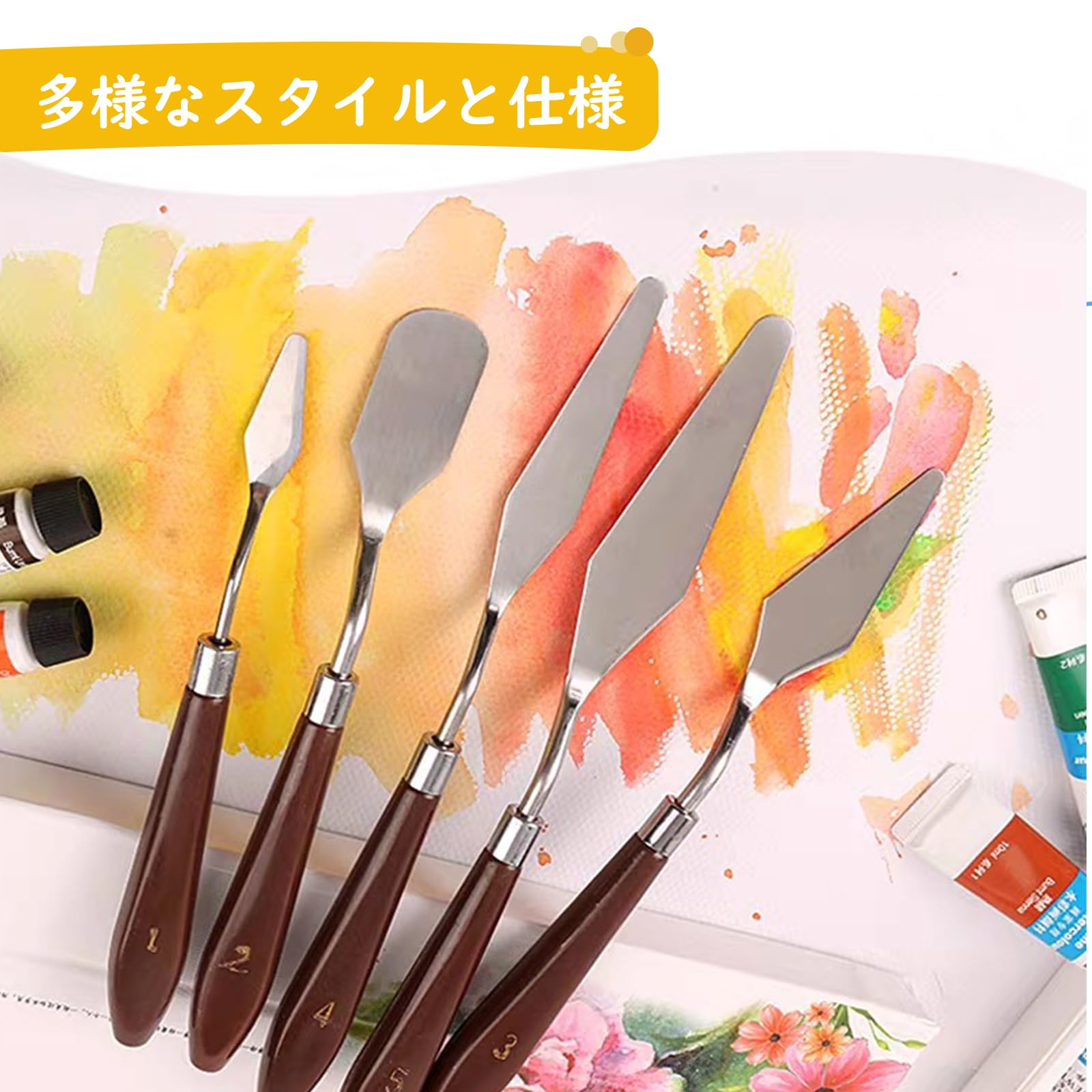 抽象画 色彩豊か パレット・ナイフ手法 楽天市場】【送料無料】LIKENNY パレットナイフ ペインティング